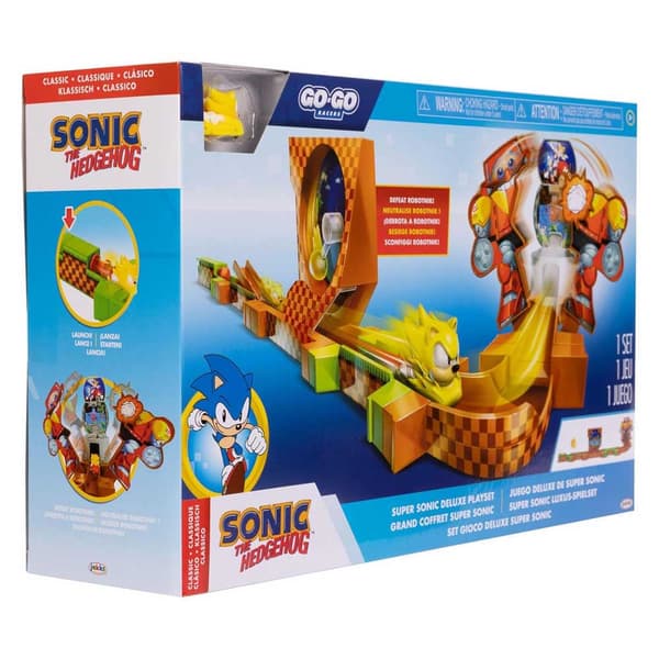 Jakks Pacific Go Go Racers Deluxe Playset Sonic-figur