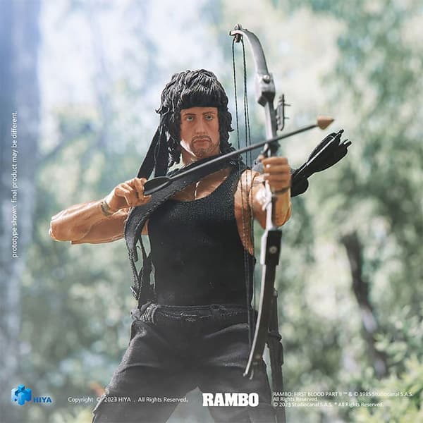 Hiya Toys 1/12 Exquisite Super Series First Blood John Rambo Figur 16 Cm
