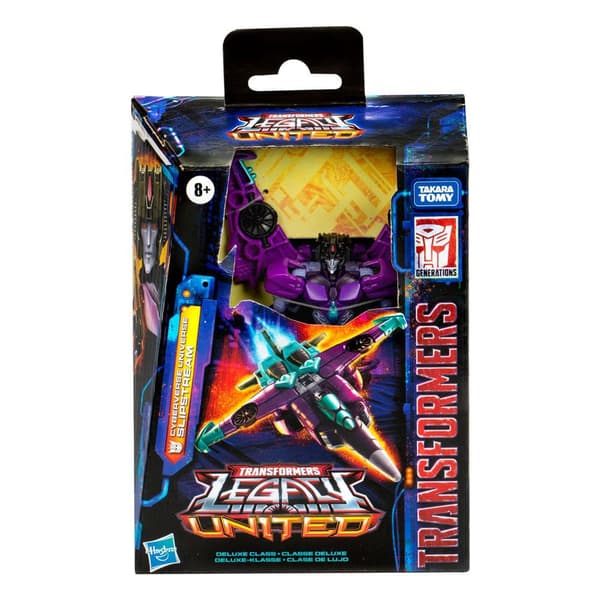Hasbro Transformers Generations Legacy United Deluxe Class Action Cyberverse Universe Slipstream -hahmo 14 Cm