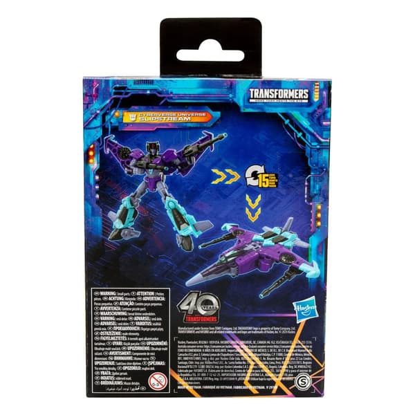 Hasbro Transformers Generations Legacy United Deluxe Class Action Cyberverse Universe Slipstream -hahmo 14 Cm