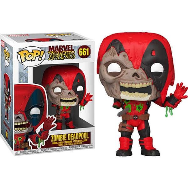 Funko Marvel Zombies Deadpool Pop-figur Rød
