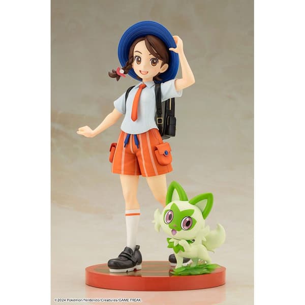 Kotobukiya Pokémon Artfxj 1/8 Juliana & Sprigatito 20 Cm Statue