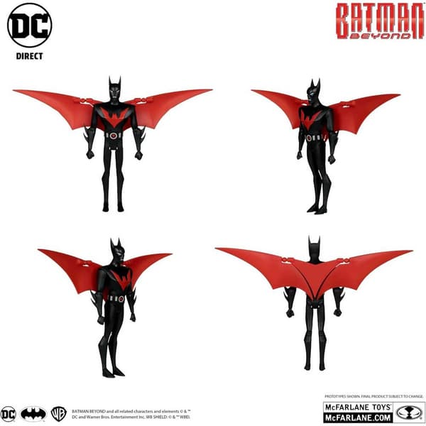Mcfarlane Batman Beyond 25-års Jubilæum Gold Label-figur 15 Cm