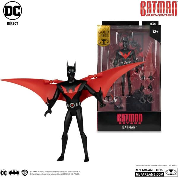 Mcfarlane Batman Beyond 25-års Jubilæum Gold Label-figur 15 Cm