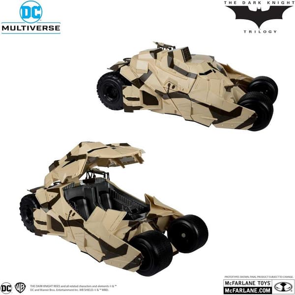 Mcfarlane Thumber Edition Gold Camouflage Batmobile-figur