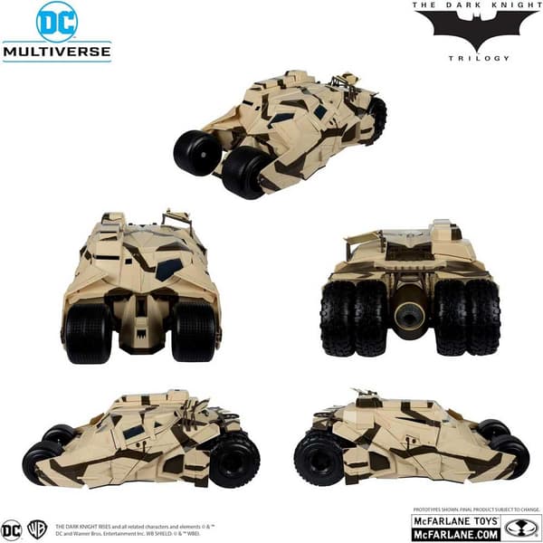 Mcfarlane Thumber Edition Gold Camouflage Batmobile-figur
