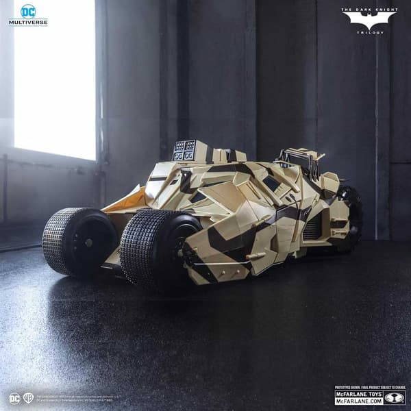 Mcfarlane Thumber Edition Gold Camouflage Batmobile-figur