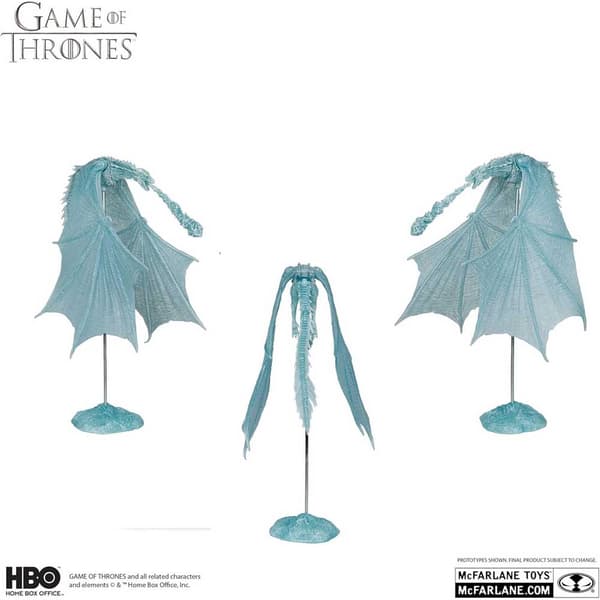 Mcfarlane Game Of Thrones Dragon Viserion Ice Cream Gold Label -hahmo