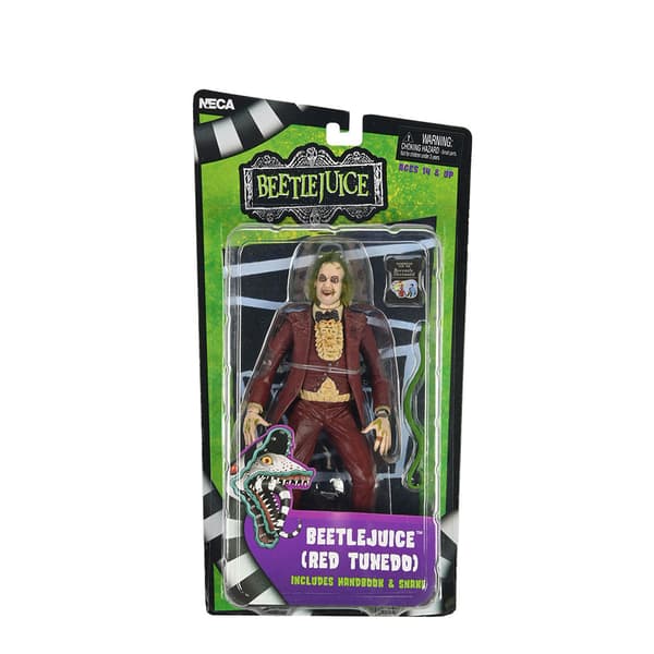 Neca Beetlejuice 1988 Action Beetlejuice Red Tuxedo 18 Cm Figur