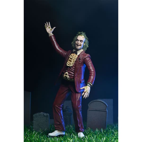 Neca Beetlejuice 1988 Action Beetlejuice Red Tuxedo 18 Cm Figur