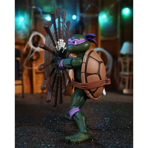 Neca Teenage Mutant Ninja Turtles Cartoon Action Ultimate Donatello Vhs 18 Cm Figur