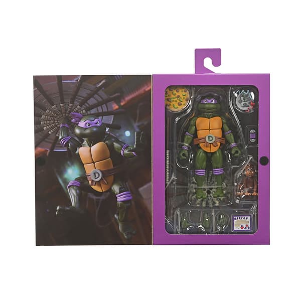 Neca Teenage Mutant Ninja Turtles Cartoon Action Ultimate Donatello Vhs 18 Cm Figur