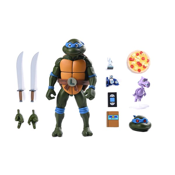Neca Teenage Mutant Ninja Turtles Cartoon Action Ultimate Leonardo Vhs 18 Cm Figur