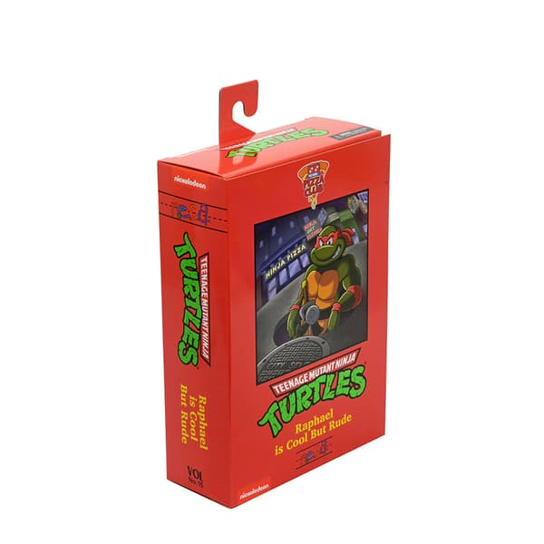 Neca Teenage Mutant Ninja Turtles Cartoon Action Ultimate Raphael Vhs 18 Cm Figur