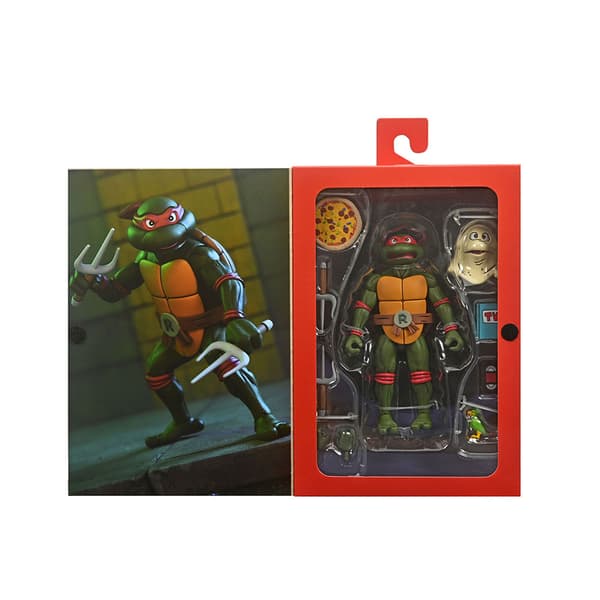 Neca Teenage Mutant Ninja Turtles Cartoon Action Ultimate Raphael Vhs 18 Cm Figur