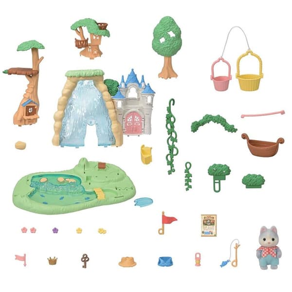 Epoch Sylvanian Families Secret Waterfall-figurer