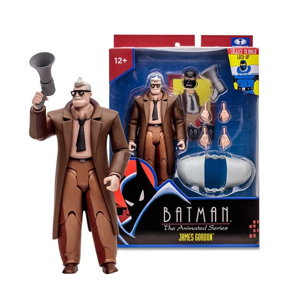 Mcfarlane Dc Batman Animated Series Commissioner Gordon Figur 15 Cm