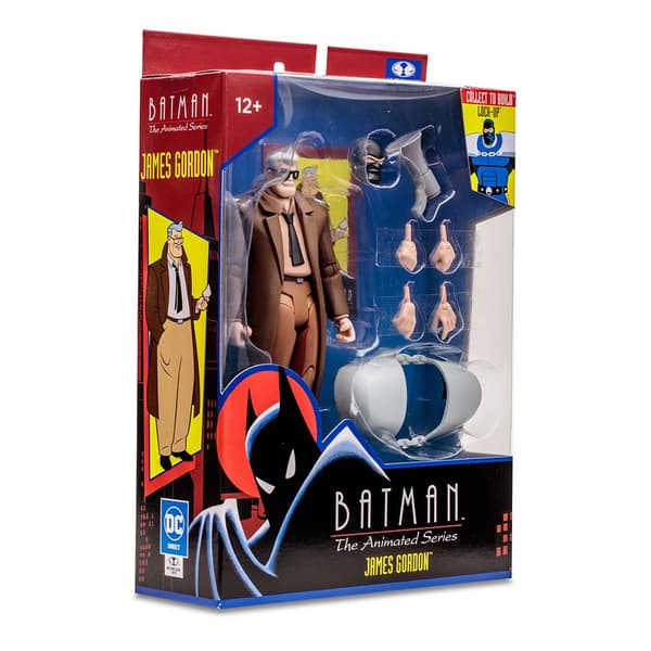 Mcfarlane Dc Batman Animated Series Commissioner Gordon Figur 15 Cm