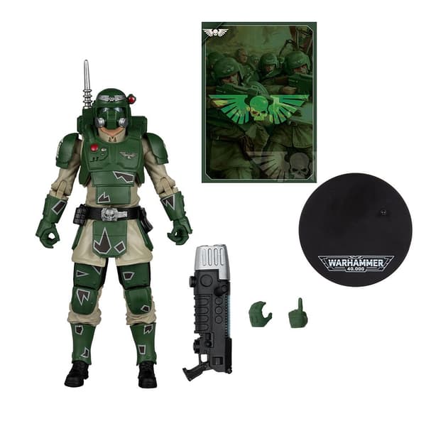 Mcfarlane Warhammer 40000 Wv9 Astra Militarum Karskin -hahmo 18 Cm