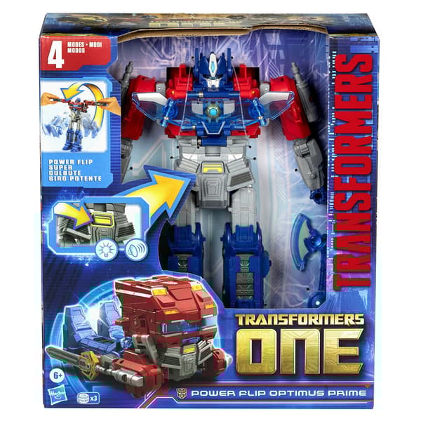 Transformers Transformers One Power Flip Optimus Prime Orion Pax-figur