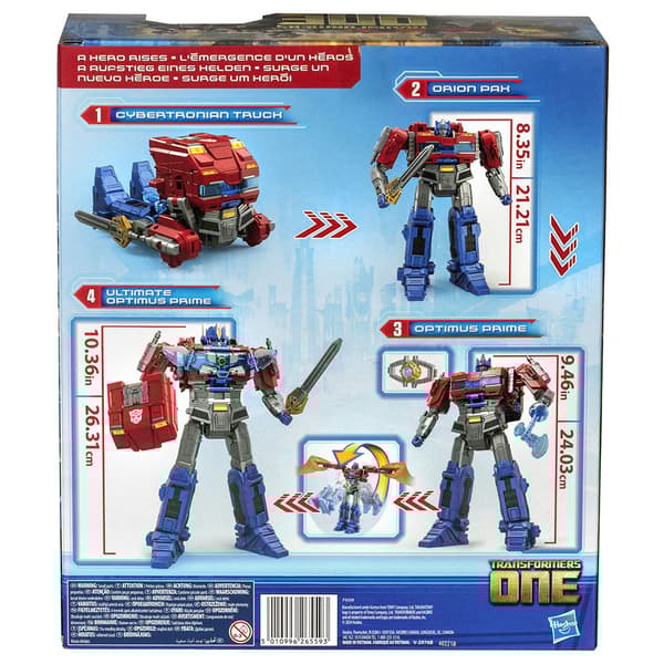 Transformers Transformers One Power Flip Optimus Prime Orion Pax-figur