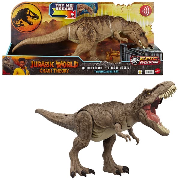 Jurassic World T.rex Full Attack-figur