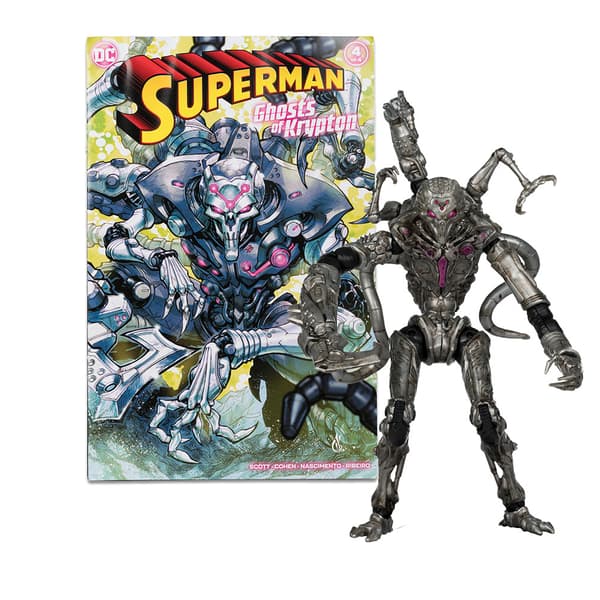 Mcfarlane Dc Brainiac Gold Edition Med Tegneseriefigur 18 Cm