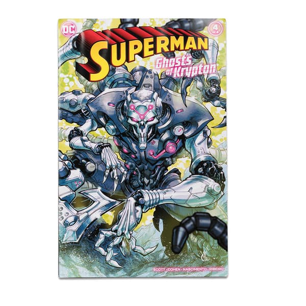 Mcfarlane Dc Brainiac Gold Edition Med Tegneseriefigur 18 Cm
