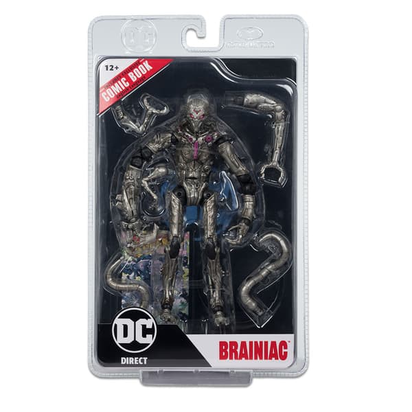 Mcfarlane Dc Brainiac Gold Edition Med Tegneseriefigur 18 Cm