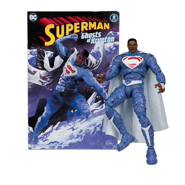 Mcfarlane Dc Gold Edition Superman Earth2 Med Tegneseriefigur 18 Cm