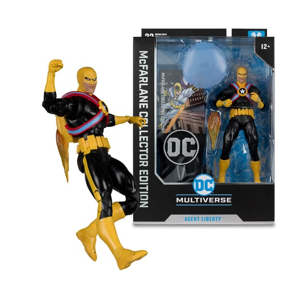 Mcfarlane Dc Collector Edition Agent Liberty -hahmo 18 Cm