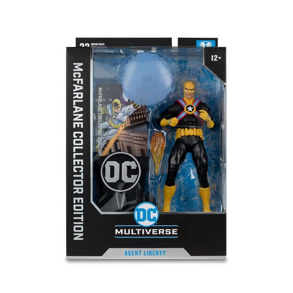 Mcfarlane Dc Collector Edition Agent Liberty -hahmo 18 Cm
