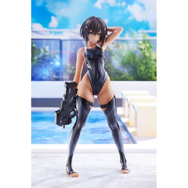 Amakuni Pvc 1/7 Buchou Chan Från Simlaget Arm Note Statue 22 Cm