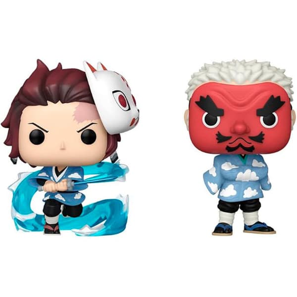 Funko Pop Demon Slayer Kimetsu No Yaiba Tanjiro Kamado & Sakonji Urokodaki