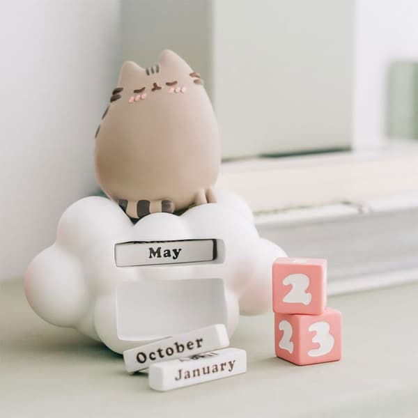 Grupo Erik Pusheen Purrfect Love Collection 3d Perpetual Calendar