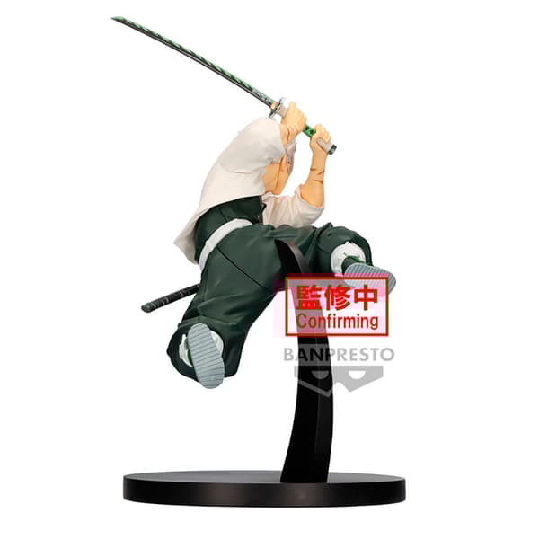 Banpresto Demon Slayer Kimetsu No Yaiba Vibration Stjerne Sanemi Shinazugawa Figur 14cm