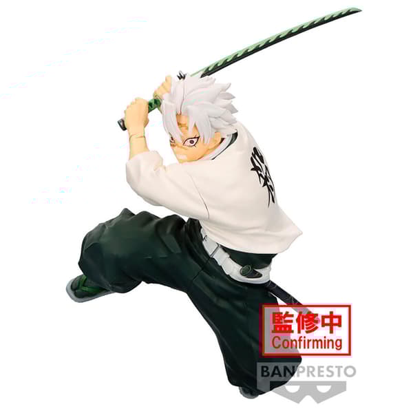 Banpresto Demon Slayer Kimetsu No Yaiba Vibration Stjerne Sanemi Shinazugawa Figur 14cm