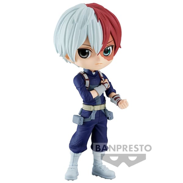 Banpresto My Hero Academia Shoto Todoroki Q Posket-figur 14cm