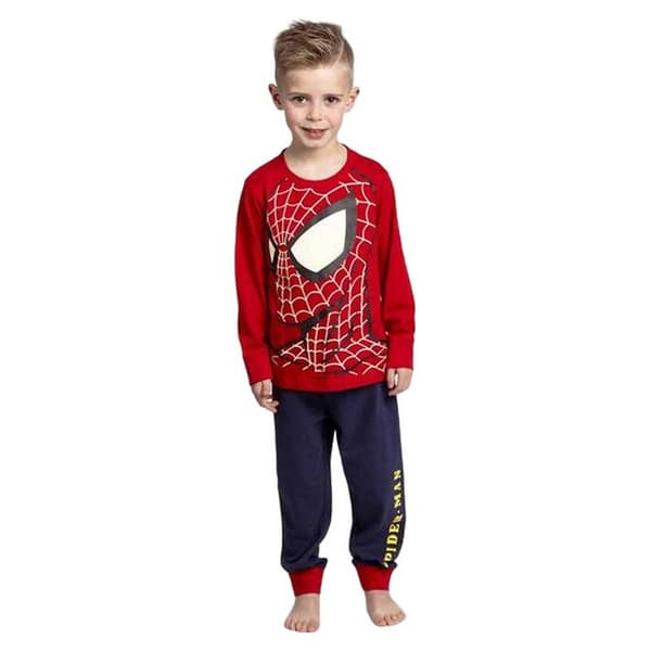Cerda Spiderman-yöpaita Pitkähihainen Punainen 6 Years