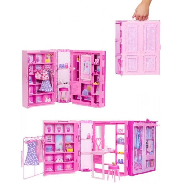 Barbie Fashion Fun - Drømmeskab og dukke