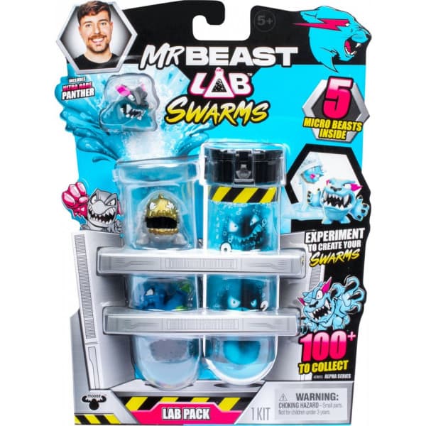 MrBeast Lab Swarms - 5 figurer, assortiment