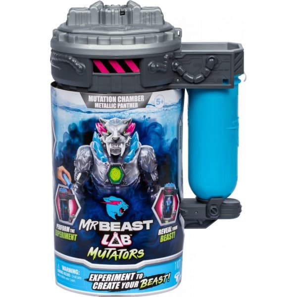 MrBeast Lab Mutator - funktionsfigur, Metallic Panther