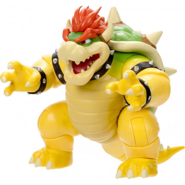 Super Mario brændende Bowser-figur, 18 cm