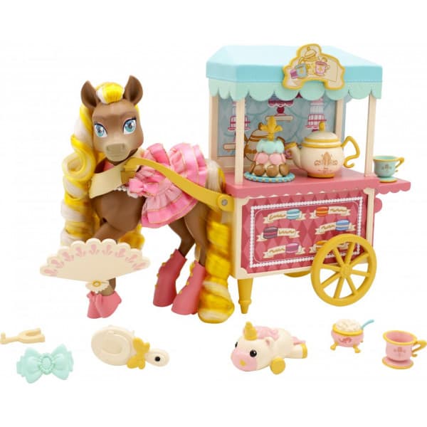 Wild Manes - Cherie’s Tea Party Häst och Vagn - Lekset