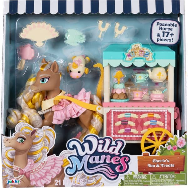 Wild Manes - Cherie’s Tea Party Häst och Vagn - Lekset