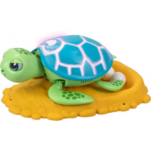 Rescue Turtle - Interaktiv sköldpadda som behöver omvårdnad, grön