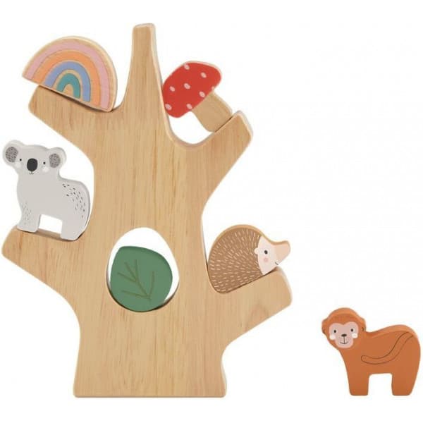 Fisher-Price Puu - puinen pinoamislelu