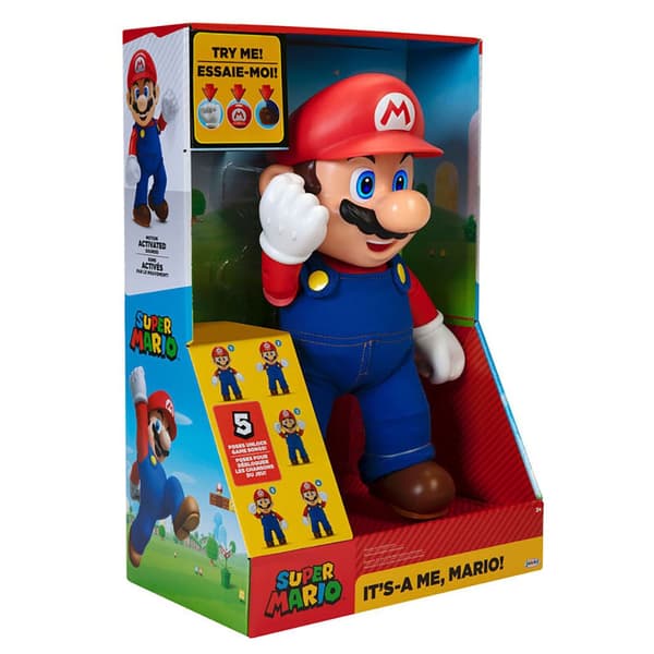 Jakks Pacific Det Er Mig Mario Super Mario Figur Nintendo 36 Cm Flerfarvet