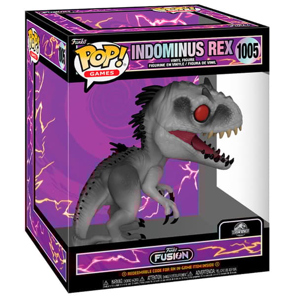 Funko Pop Funko Fusion Super Jurassic World Indominus Transparent