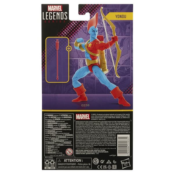 Avengers Serie Yondu Figur Marvel Legends Flerfärgad